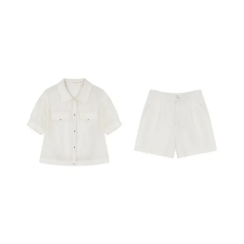 Mo Han Yi Mei Casual Suit Women's Ecru