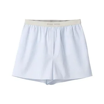 MIU MIU SS24 Casual Shorts Women's Sky Blue