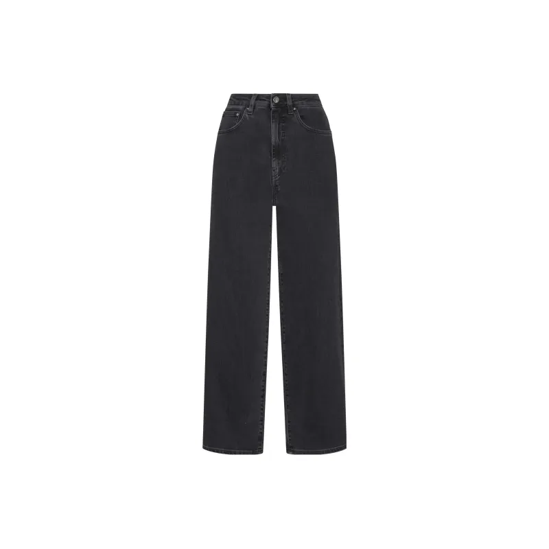 TOTEME Cropped Wide Leg Jeans-0
