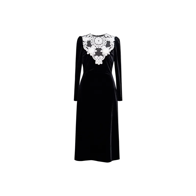 ROEYSHOUSE Long Sleeved Dresses Women's Black-0