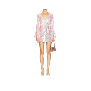 LOVESHACKFANCY Long-Sleeved Dresses Women's Multicolor