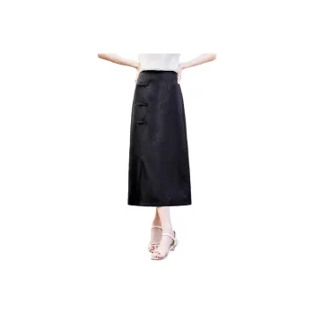 Like The Age Of Water Summer Short Sleeved Dress Regular Women's Black