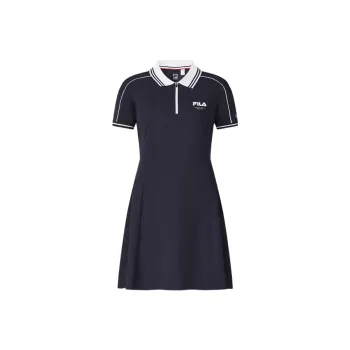 FILA Short Sleeved Dress Women's RD Royal Blue