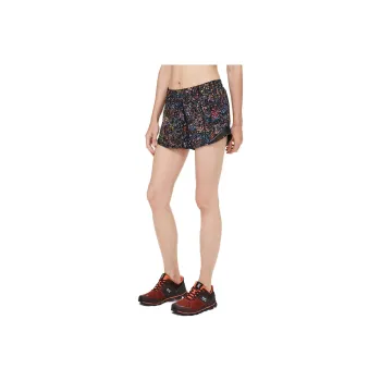 Lululemon Hotty Hot Casual Shorts Women's Black Background Multicolor