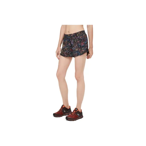 Lululemon Hotty Hot Casual Shorts Women's Black Background Multicolor