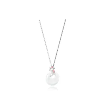 CHINA GOLD 999 Fine Silver Sterling Silver Necklaces Women's