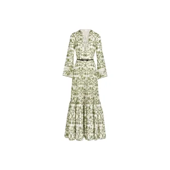 Giambattista Vall Floral print Kaftan Dress