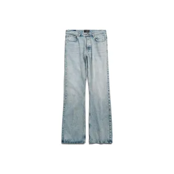 Balenciaga Destroyed Straight Leg Jeans