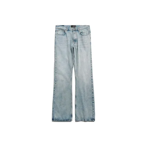 Balenciaga Destroyed Straight Leg Jeans