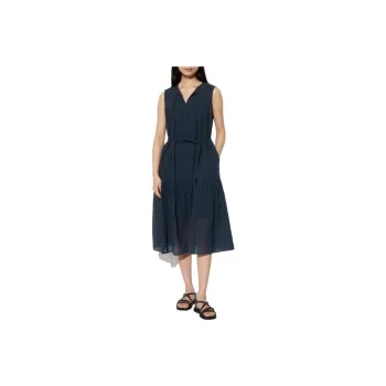 UNIQLO Sleeveless Dress Women's Navy Blue