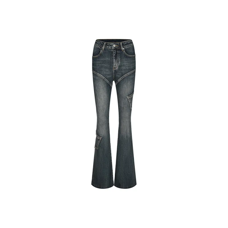 AZEPAM Jeans Women's Blue-0