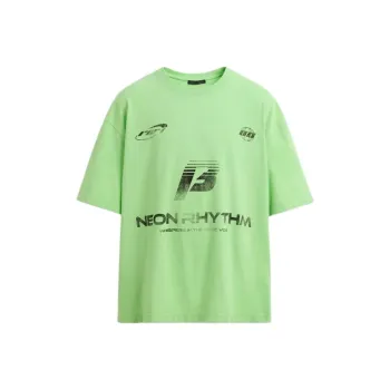 ZARA T Shirts Men Light Green