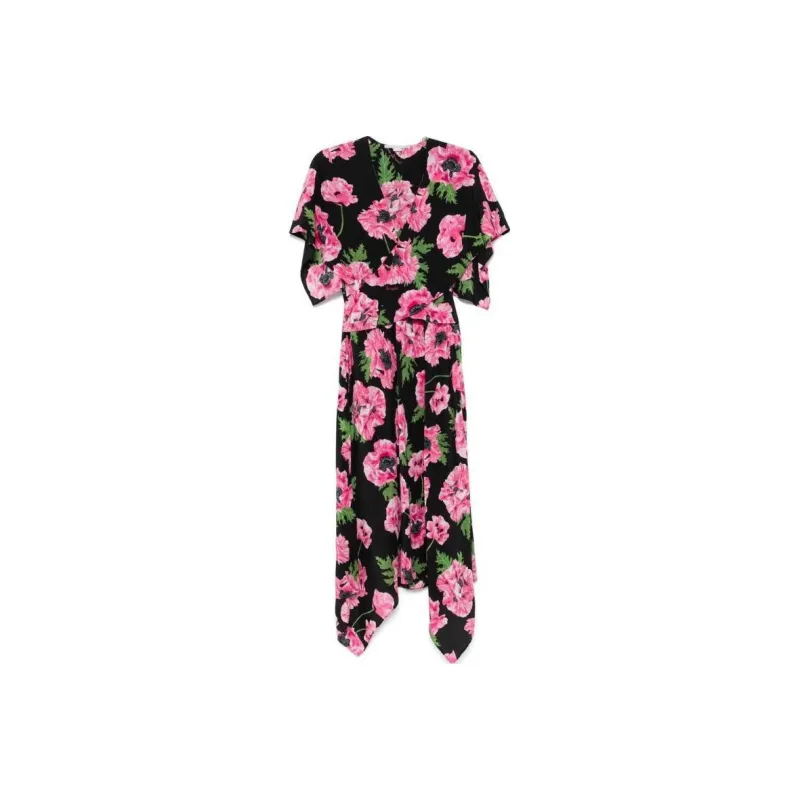 Stella McCartney Flower Printed Short Sleeve Dress-0