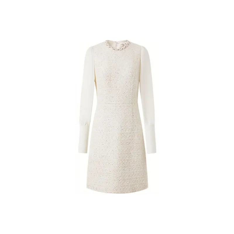 JZ. ANNAKRO Long Sleeved Dresses Women's Beige-0