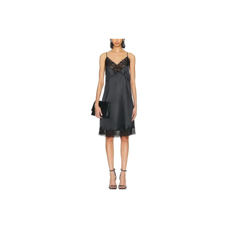 Balenciaga Lace embellished Midi Dress-0
