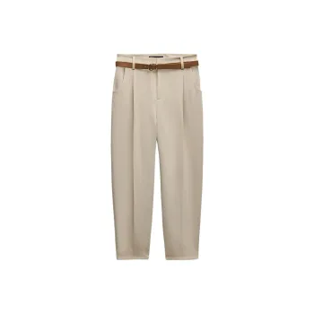 ZARA Casual Pants Women's Light Camel