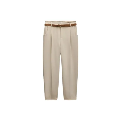 ZARA Casual Pants Women's Light Camel