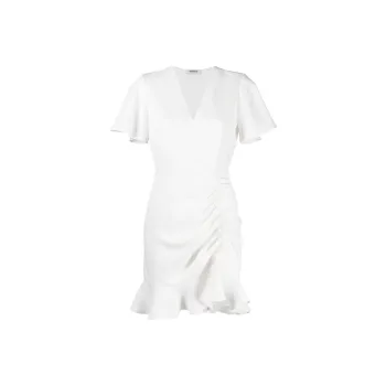 Sandro Short-Sleeved Dresses Women's White
