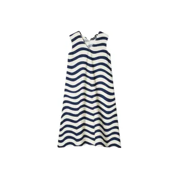 Marimekko X UNIQLO Marimekko Co-brand Sleeveless Dresses Women's Navy