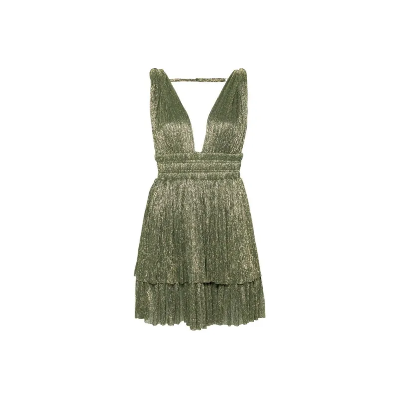 SABINA MUSAYEV Sleeveless Dress Women's Moss Green-0