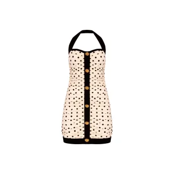 BALMAIN SS24 Sleeveless Dress Women's Multicolor