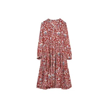 【dme】 Long Sleeved Dress Women's