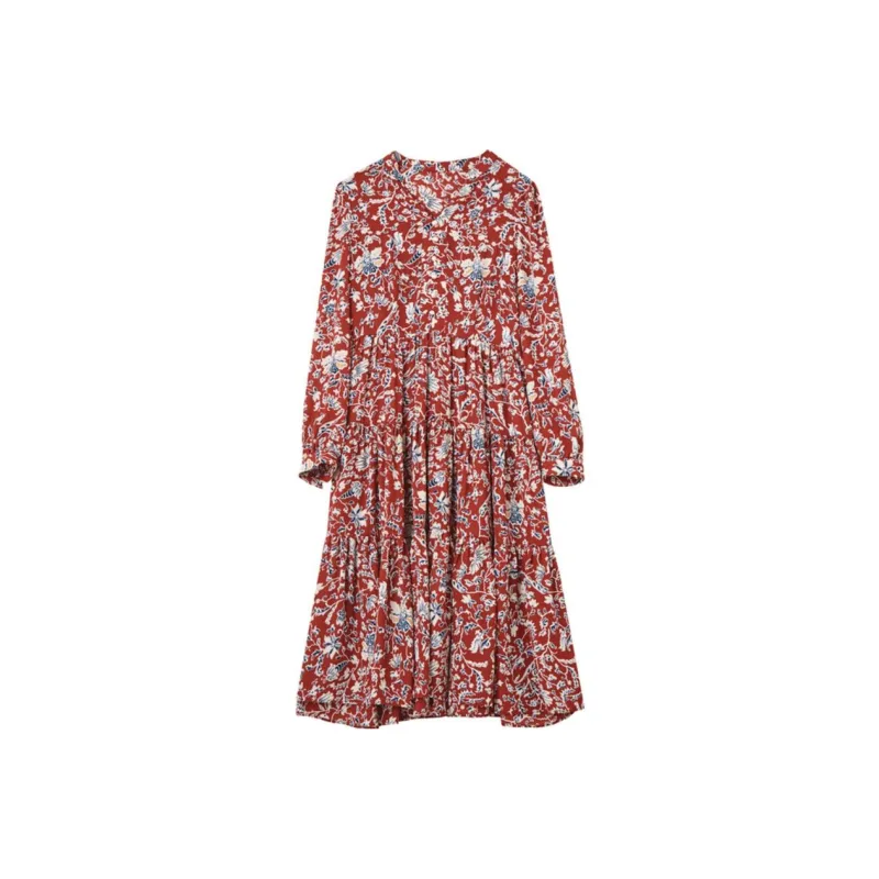 【dme】 Long Sleeved Dress Women's-0