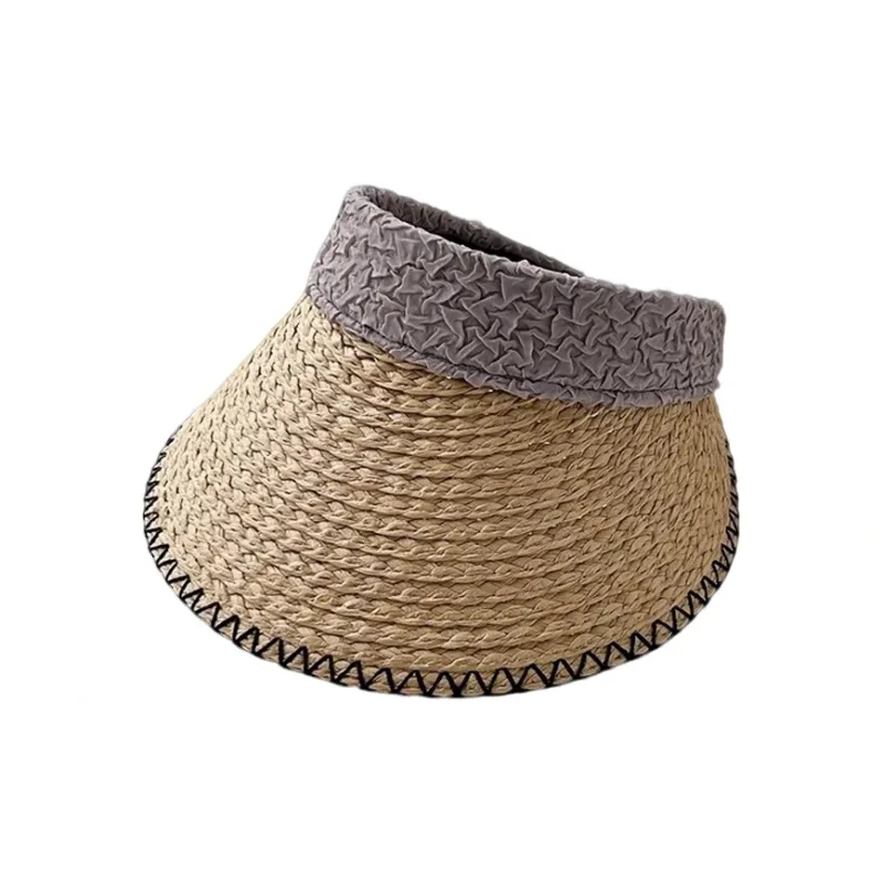 MITHAOL KUSC Straw Woven Sun Protection Hats Women's-2