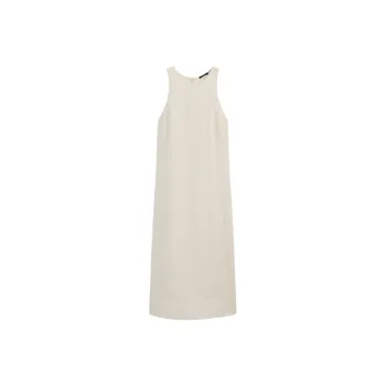 Massimo Dutti Sleeveless Dress Women's Ecru