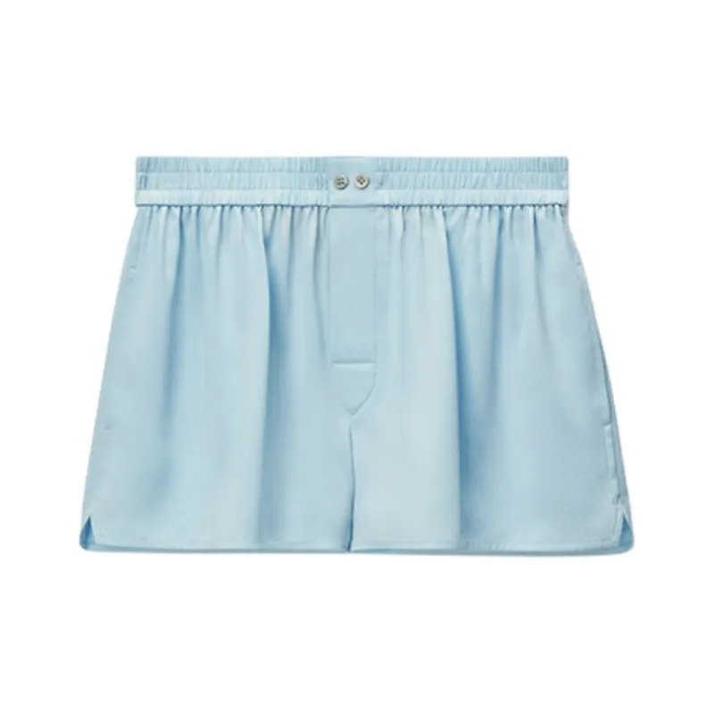 Alexander Wang Logo Patch Bermuda Shorts-0