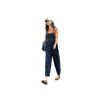 Demana Overalls Women's Dark Denim Blue