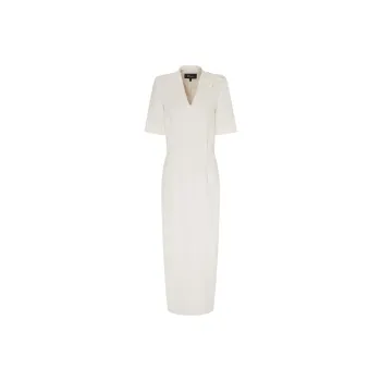 IDPAN Short Sleeved Dress Women's Beige