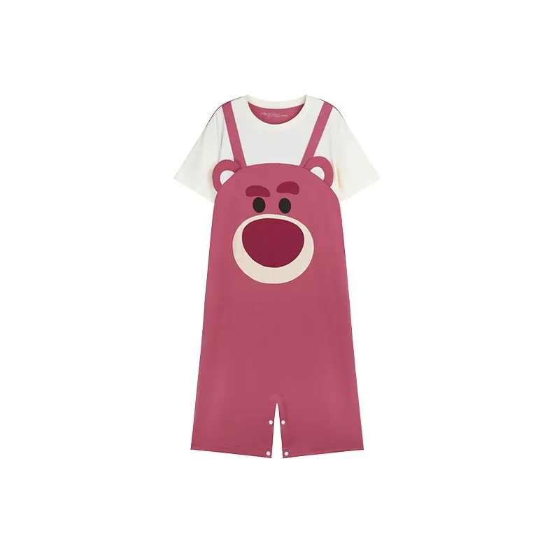JINGYUN x Disney Nightgown Women's Berry Red-0