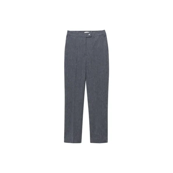 OVV Suit Trousers Women's Denim Blue Solid Color 13-0