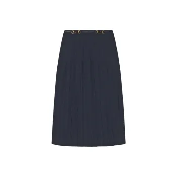GUCCI Casual Long Skirts Women's Blue
