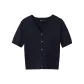 [Solid Color Double Button Style]Marine Blue