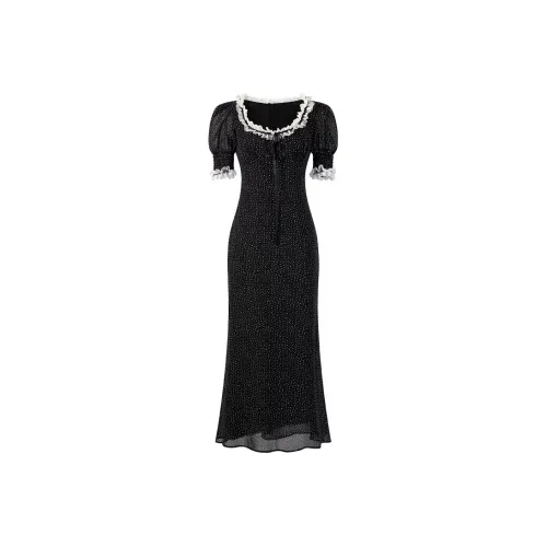 Yvetteclassic Short Sleeved Dress Women's Black