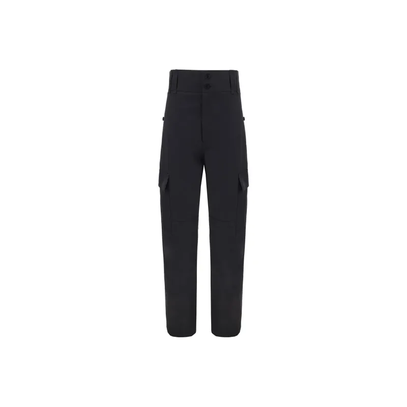 SAINT LAURENT Button Detailed Straight Leg Pants-0