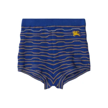 Burberry Striped Knitted Mini Shorts