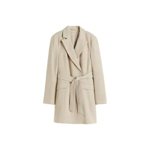 H&M 베이지 여성 긴팔 원피스
