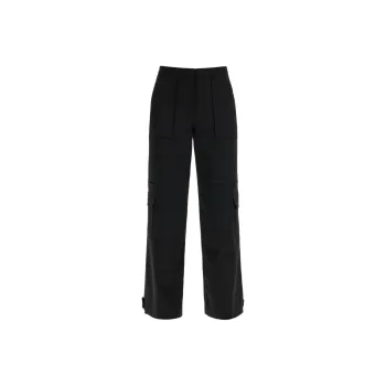 GANNI Twill Suiting Cargo Trousers