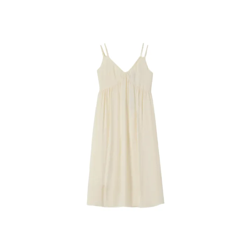 IQC Slip Dresses Women's Apricot-0