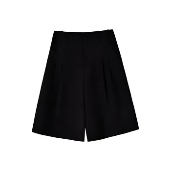 Hacikis Casual Shorts Women's Screen Black