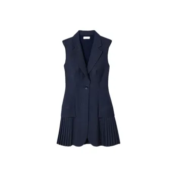 Sandro Sleeveless Dress Women's Dark Blue