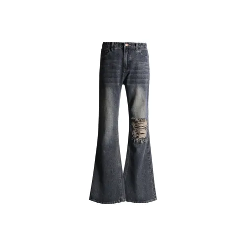 BENGEN Jeans Women's Gray Blue