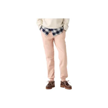 UNIQLO Knitted Sports Pants Women's Peach Pink