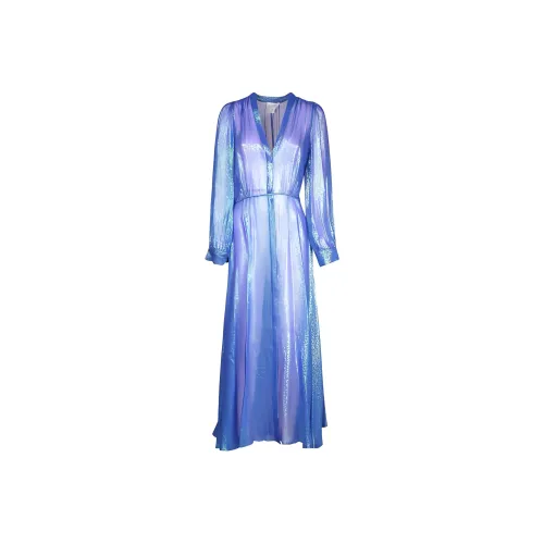Forte Forte Metallic Patterned jacquard Midi Dress