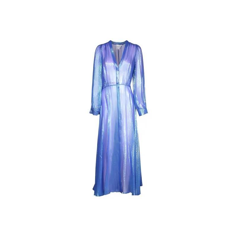 Forte Forte Metallic Patterned jacquard Midi Dress-0