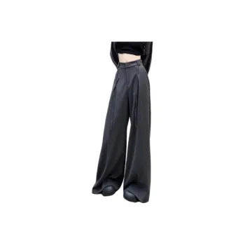 ZNZX Suit Trousers Women's Gray