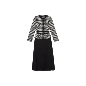 Self portrait Long Sleeved Dresses Women's Black